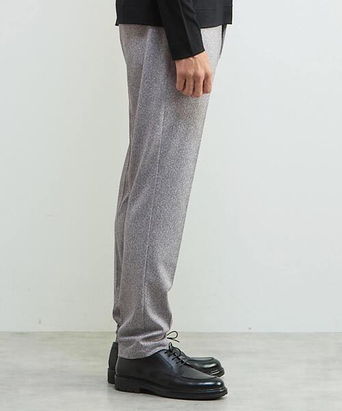 MEN'S MELROSE スラックス プリントテックジャージテーパード