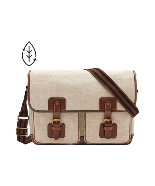 「FOSSIL」 メッセンジャーバッグ FREE カーキ メンズ