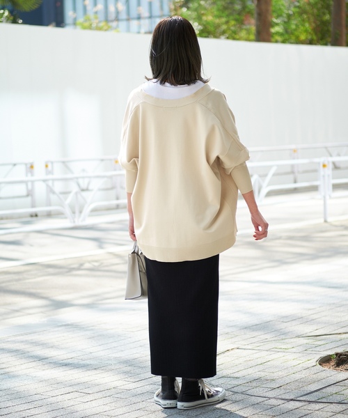 「B.C STOCK」 ニットカーディガン FREE ブラウン レディース_画像9