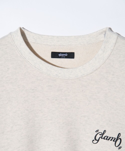 「glamb」 スウェットカットソー M ホワイト メンズの画像
