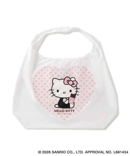 エコバッグ 「ROPE' PICNIC×ハローキティ」折りたたみエコバッグ