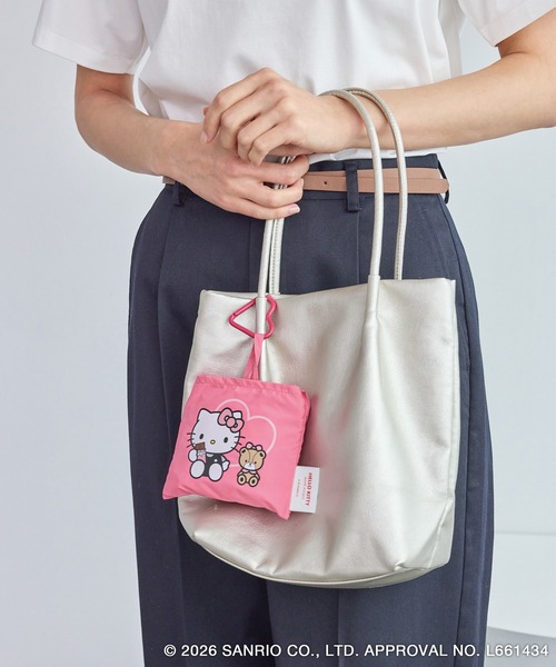 エコバッグ 「ROPE' PICNIC×ハローキティ」折りたたみエコバッグ