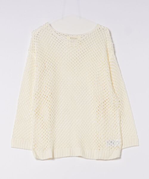 「roial」 長袖ニット MEDIUM ピンク レディース_画像3