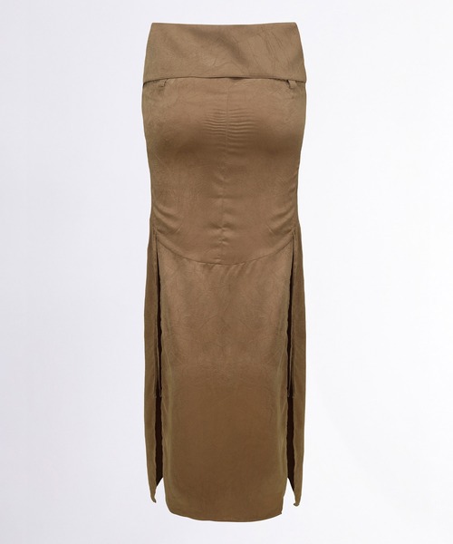 「SCULPTOR」 スカート SMALL ブラウン レディース_画像3