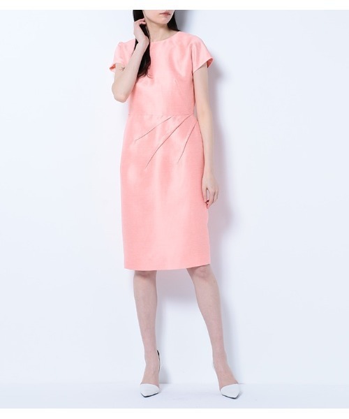49 AV.junko shimada 半袖ワンピース M ピンク レディース : ZOZOTOWN