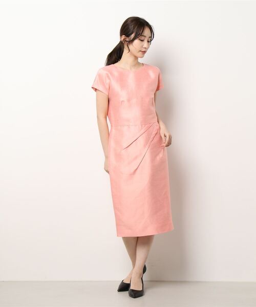 49 AV.junko shimada 半袖ワンピース M ピンク レディース : ZOZOTOWN