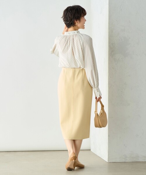 「NOLLEY'S Sophi」 タイトスカート 36 グレイッシュベージュ レディース_画像5