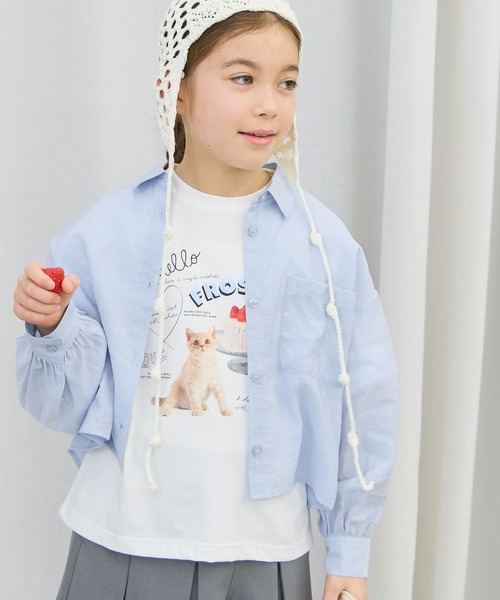 BURBERRY キッズ ストライプ柄 長袖シャツ BURBERRY（バーバリー） 「KIDS」ストライプ柄長袖シャツ 160A
