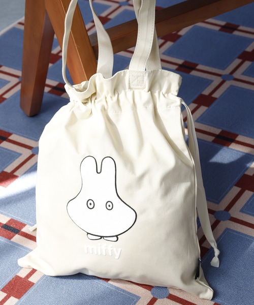Miffy（ミッフィー） トートバッグ 巾着トートバッグおばけ レディース