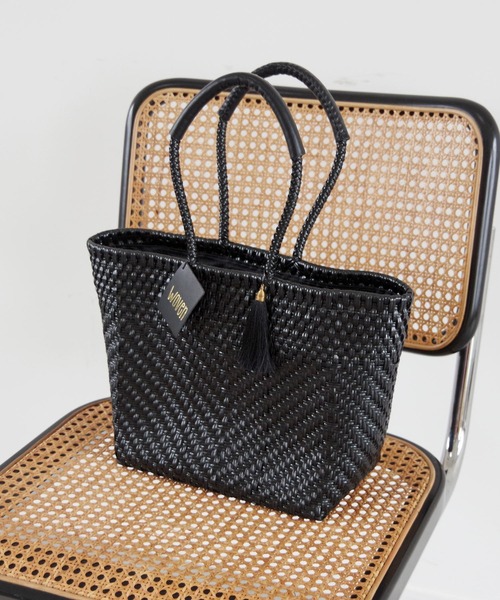 WOVEN メルカドバッグ かごバッグ トールサイズ かごバッグ カゴバッグ WOVEN (ウーヴン) / メキシコ製 メルカドバッグ