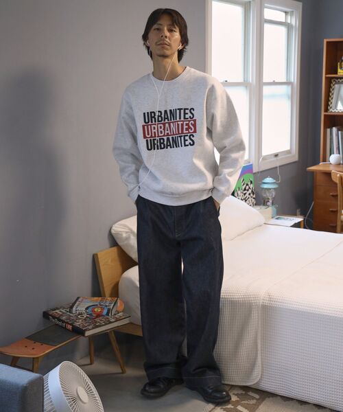 「FFEIN」 スウェットカットソー LARGE ブラック メンズ_画像5