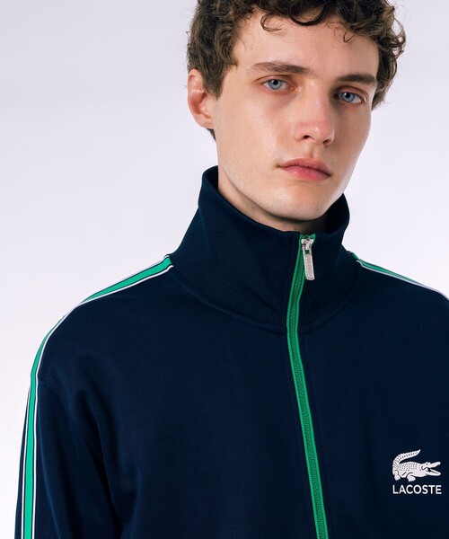 「LACOSTE」 ジャージブルゾン 5 ダークネイビー メンズ