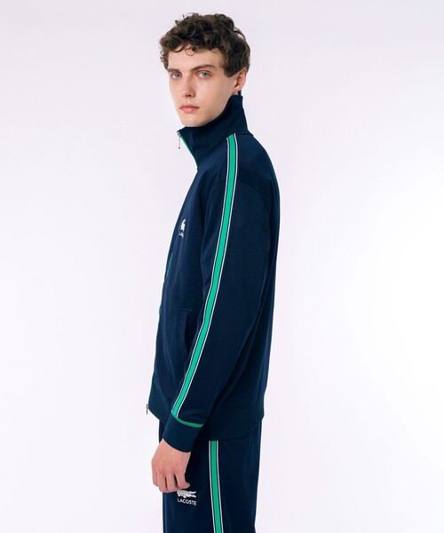 「LACOSTE」 ジャージブルゾン 5 ダークネイビー メンズ