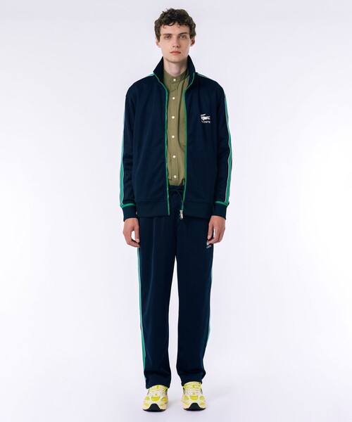 「LACOSTE」 ジャージブルゾン 5 ダークネイビー メンズ