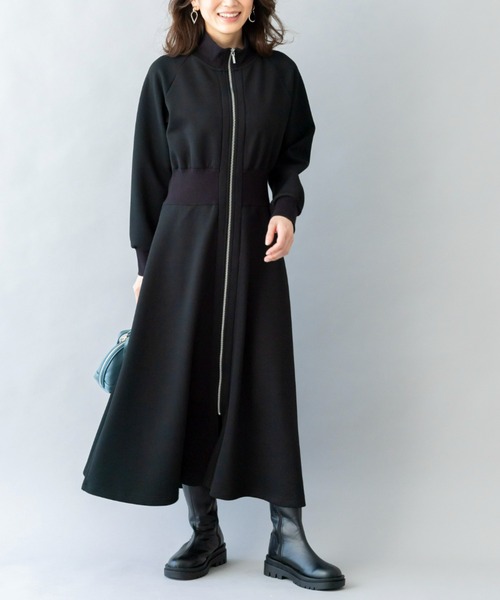 「UNDOVE」 長袖ワンピース LARGE ブラック レディース_画像5