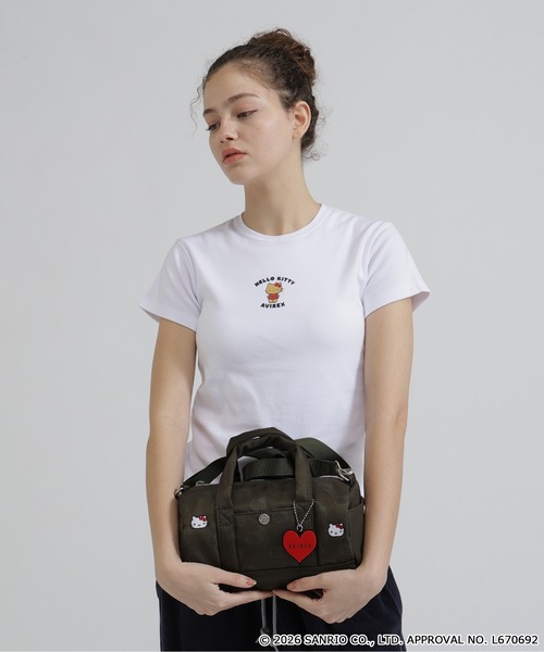 AVIREX（アヴィレックス） ボストンバッグ 「AVIREX×HELLO KITTY」MINI