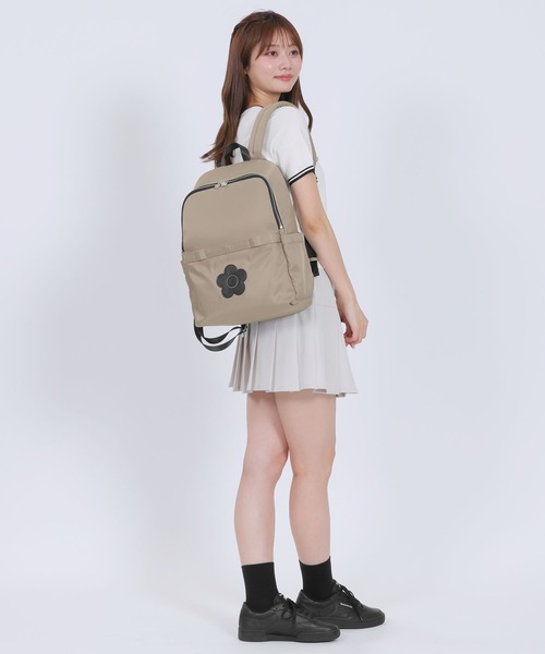 MARY QUANT デイジー 総柄リュック バックパック A4可 2層 MARY QUANT（マリークヮント） デイバック リュック マリークワント