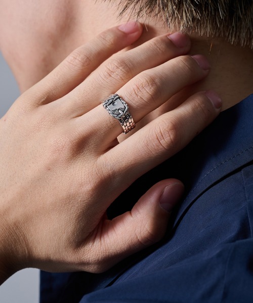 指輪 リング 「MAISON CLUB」Western Buckle Motif Ring Silver925 KUN メンズ レディースの画像