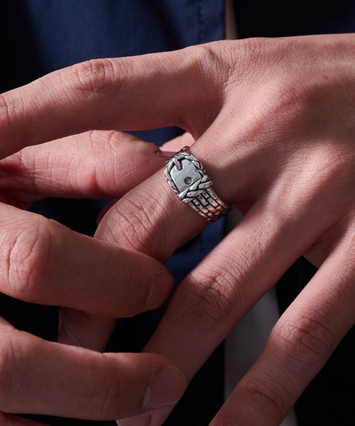 指輪 リング 「MAISON CLUB」Western Buckle Motif Ring Silver925 KUN メンズ レディースの画像