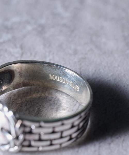 指輪 リング 「MAISON CLUB」Western Buckle Motif Ring Silver925 KUN メンズ レディースの画像