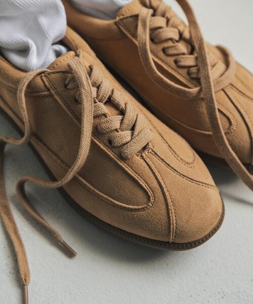 「SENSE OF PLACE by URBAN RESEARCH」 ローカットスニーカー LARGE ネイビー レディース_画像4
