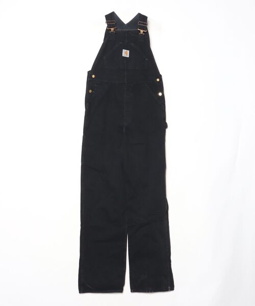 Carhartt ブラックオーバーオール　32×32 Carhartt（カーハート） オーバーオール 32 ブラック メンズ