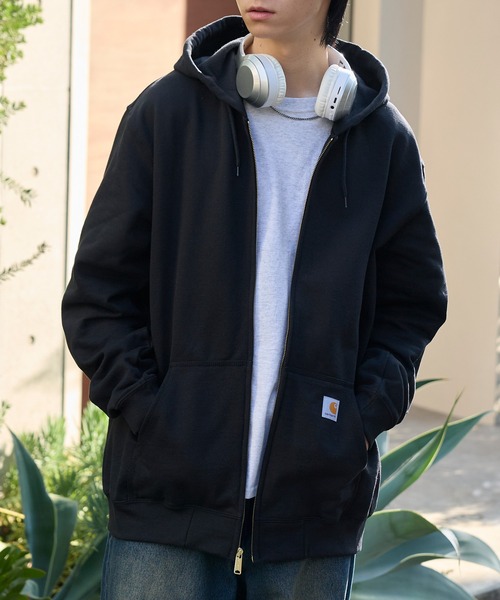 Carhartt（カーハート） ジップアップパーカー M グレー メンズ