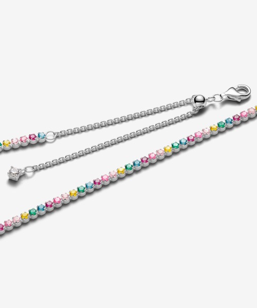 PANDORA（パンドラ） ネックレス レインボー テニス ネックレス
