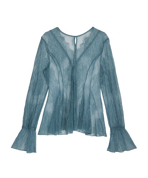 Ameri（アメリ） SEE THROUGH LACE TOP レディース : ZOZOTOWN Yahoo