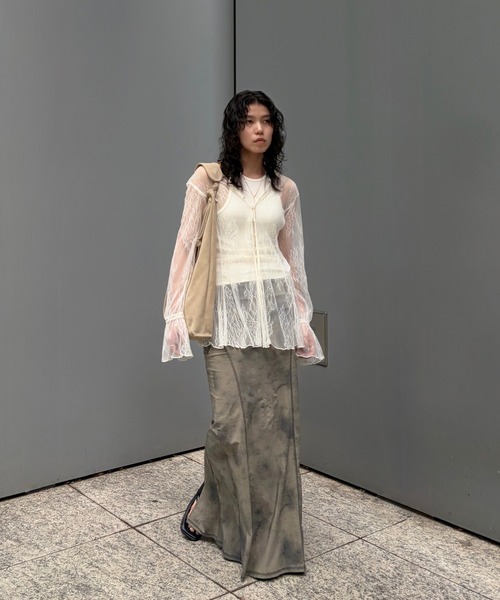 トップス Ameri SEE THROUGH LACE TOP Ameri（アメリ） SEE THROUGH LACE TOP レディース : ZOZOTOWN Yahoo