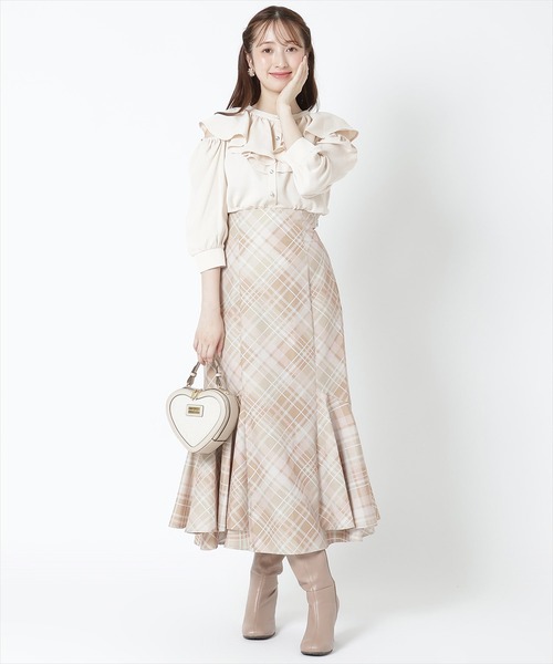「WILLSELECTION」 7分袖ブラウス MEDIUM ブラック レディース_画像9