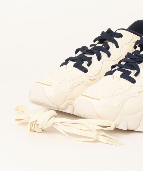 「PUMA」 ローカットスニーカー 25.0cm ベージュ系その他 レディース_画像4