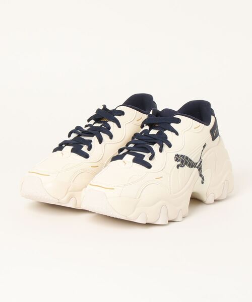 「PUMA」 ローカットスニーカー 25.0cm ベージュ系その他 レディース_画像5