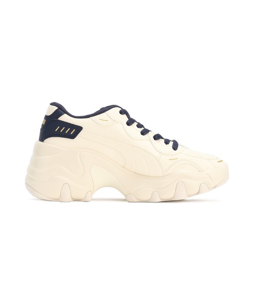「PUMA」 ローカットスニーカー 25.0cm ベージュ系その他 レディース_画像8