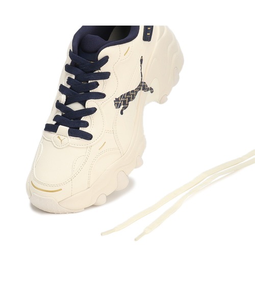 「PUMA」 ローカットスニーカー 25.0cm ベージュ系その他 レディース_画像9