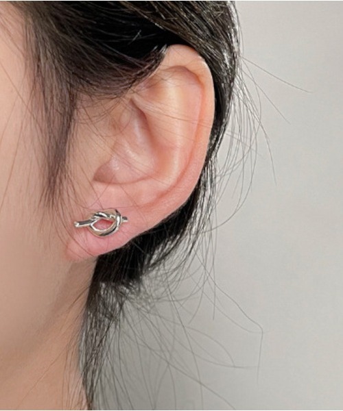 MTK　ピアス MASHIRO ピアス 「MASHIRO」ニュアンスデザインペアピアス 結び(MA