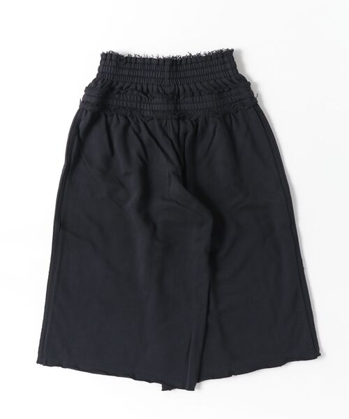 AD2010 10AW archive キルティングワイドショーツ 中綿 黒 adidas（アディダス） ワイドパンツ ハーフパンツ パンツ 短パン