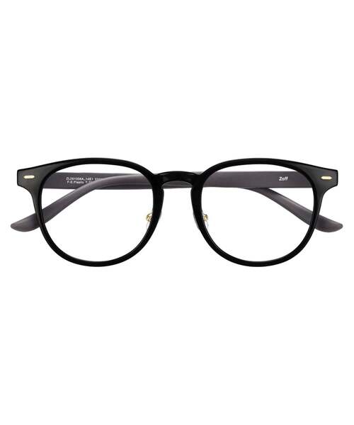 Zoff（ゾフ） 伊達メガネ メガネ 眼鏡 ボストン型 メガネ｜軽量 黒縁