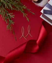 Phoebe（フィービー） ピアス 「K10」クロスラインアメリカンピアス