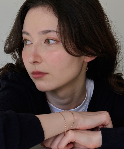 Phoebe（フィービー） ピアス 「K10」クロスラインアメリカンピアス
