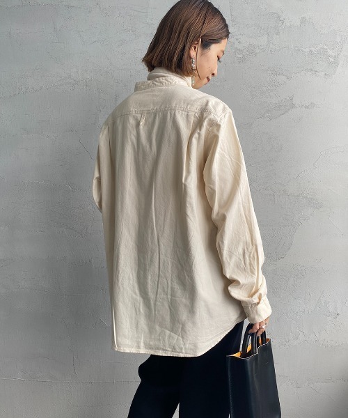 得価新品 シャツ ブラウス コットンフランネル バンドカラーシャツ ZOZOTOWN PayPayモール店 - 通販 - PayPayモール 超激安人気