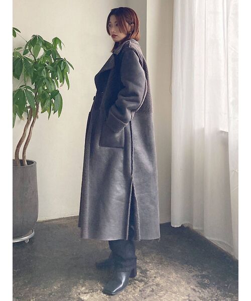 EMODA（エモダ） ムートンコート ボアコート リバーシブルフェイク