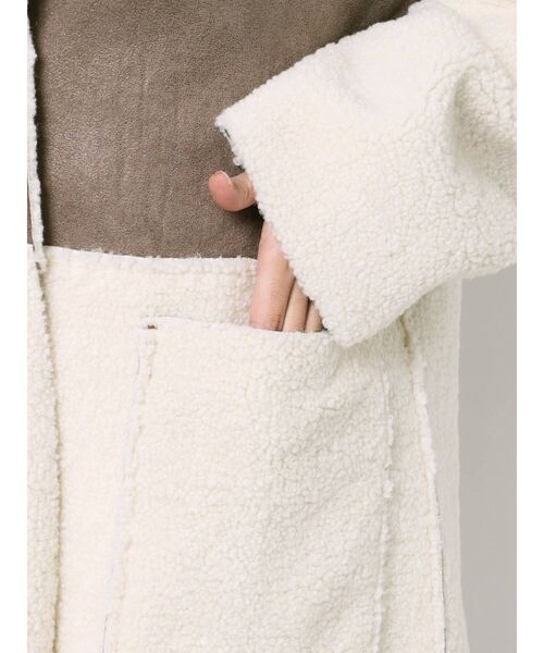 EMODA（エモダ） ムートンコート ボアコート リバーシブルフェイク