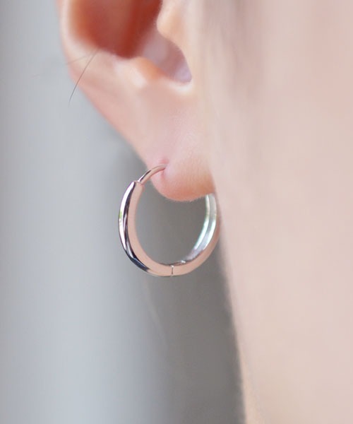 ピアス シンプリーフープピアス  Silver925 レディース メンズ | Fun & Daily | 04