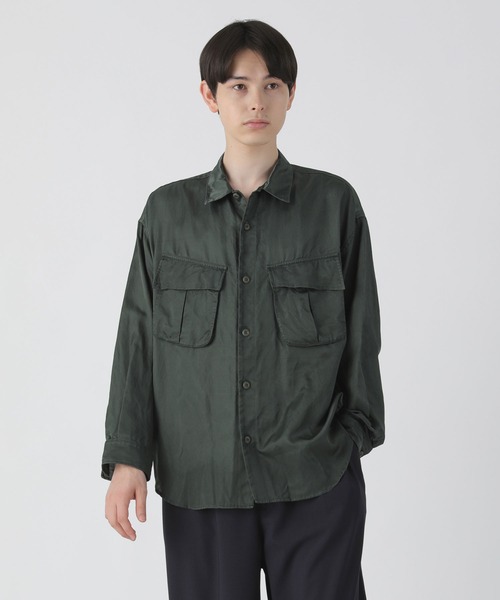 ZUCCa / キュプラサテン / シャツ ZUCCa シャツ キュプラサテン / (O) メンズ : ZOZOTOWN Yahoo!店