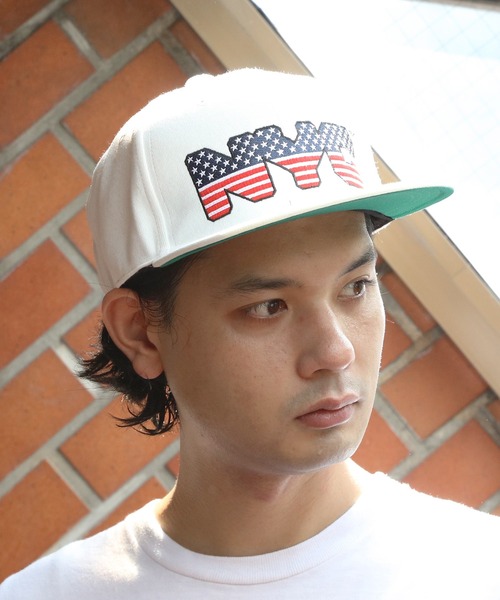 帽子 8lowGD 8 キャップ 帽子 USフラッグキャップ メンズ レディース : ZOZOTOWN