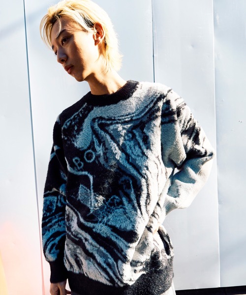 BOY LONDON セーター ニット 「BOY LONDON」BOY MONOTONE SHAGGY