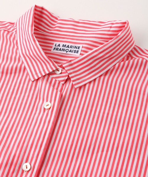 LA MARINE FRANCAISE フランセーズのストライプシャツ LA MARINE FRANCAISE ブラウス シャツ フランセーズのストライプ