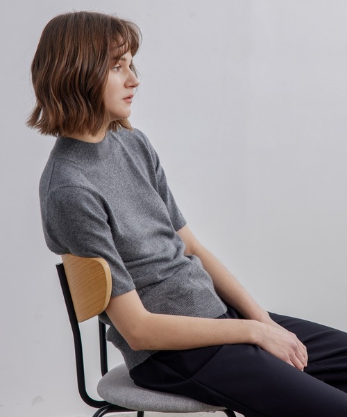 tシャツ 「ELOOPS」クルーネック フィットニットTシャツ・プル