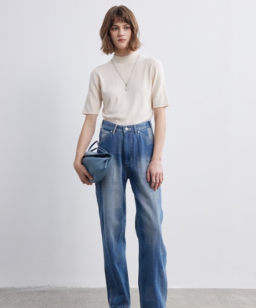 tシャツ 「ELOOPS」クルーネック フィットニットTシャツ・プルオーバー レディース メンズ tシャツ 「ELOOPS」クルーネック フィットニットTシャツ・プル